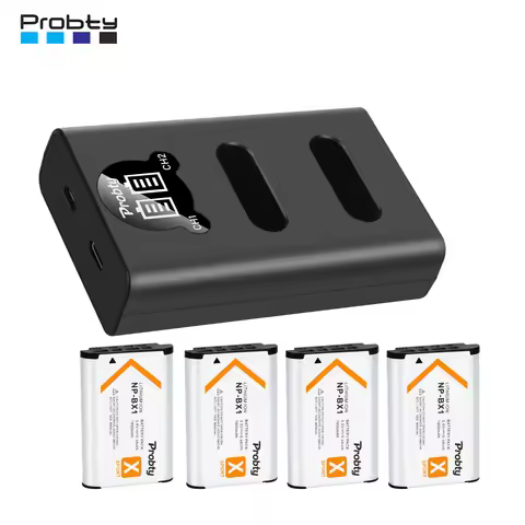 Probty 1800mAh NP-BX1 NP BX1 Bx1 Battery for Sony DSC-RX100 WX500 HX300 WX300 AS30V AS300 M3 M2 HX60