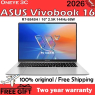 2026 ASUS Vivobook 16 Laptop AMD R7-8845H 16GB RAM 1TB SSD 16 Inch 2.5K 144Hz 70Wh Battery/无畏16 2026