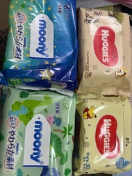 Huggies moony 嬰兒濕紙巾 全新