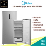 MIDEA 220L Inverter Upright Freezer MDRU255FZB50 / Freezer Beku / Peti Sejuk / Fridge / Refrigerator