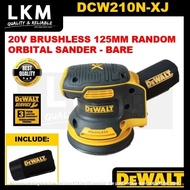 DEWALT DCW210N-XJ 20V BRUSHLESS 125MM RANDOM ORBITAL SANDER - BARE