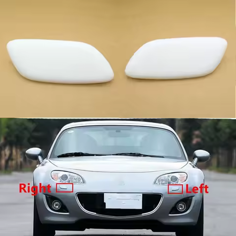 Front Bumper Headlamp Headlight Washer Spray Nozzle Cover Cap For Mazda MX-5 2009（NC2）Miata Roadster