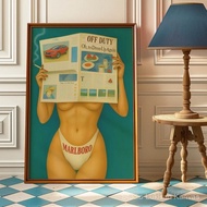 Vintage Cigarette Western Poster Print - Retro Marlboro Print - Vintage Marlboro Art Print - Marlbor