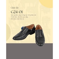 Giày Da G24-01 Chính Hãng Công ty Cổ phần 26 - Kiểu Giày Tây Mũi Nhọn Công Sở