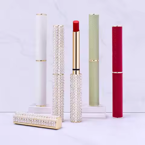 Wholesale Empty Lipstick Containers Bottles Direct Filling Lipstick Bottle Lipbalm Tubes Fine and Hi