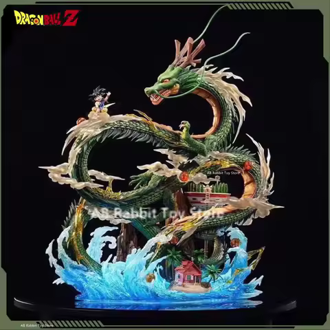 Dragon Ball Z Shenron Anime Figures Goku And Mountain Shenron Sea Shenron Action Figurine Pvc Statue
