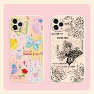 For OPPO Reno15 15F 14 14F 8Z 13 F 12 11 10 8T 6Z 7Z 2Z 2F 3 4 Fashionable Butterfly Couple Phone Ca