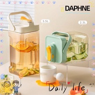 DAPHNE Cold Water Bottle, Large Capacity Kettle Outdoor Camping Water Bottle with Faucet, Drinking B