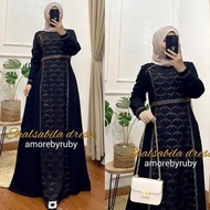 BAJU GAMIS TERBARU SHALSABILA DRESS AMORE BY RUBY GAMIS BRUKAT TERBARU