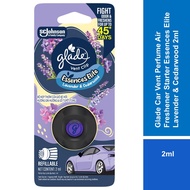 Glade Car Vent Perfume Air Freshener Starter Essences Elite Lavender & Cedarwood 2ml