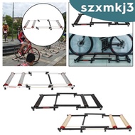 [Szxmkj3] Bike Trainer Stand Adjustable Bike Roller for Workout Road Bike