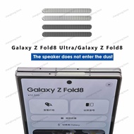 4PCS Metal Dustproof Net Stickers For Samsung Galaxy Z Fold 8 Wide Fold8 Wide 7 6 5 4 3 5G Earpiece 