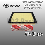 Japan Toyota Air Filter Toyota Vios NGC102 Veloz Perodua Alza New D27A Ativa A270 D55L 17801-BZ110