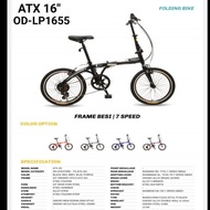 Cbj- Sepeda Lipat Folding Bike Anak Dewasa Odessy We 16" 16 Inch 7