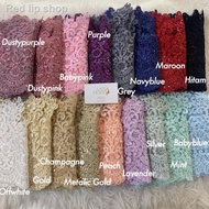 ■🔥READYSTOK 🔥LACE MEWAH BORDER LACE Siap Sequin &amp; Manik TINGGI MURAH Pengantin Baju Kurung Moden Pahang