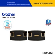 BMB CSV-450 ลำโพงแบบ 3 ทาง ขนาดดอกลำโพงหลัก 10 นิ้ว กำลังขับ 250 วัตต์ รับกำลังสูงสุด 500 วัตต์ ความ