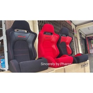 💕 OFFER 💕 Sscus E8 Fabric Semi Bucket Sport Seat Racing Seat Universal