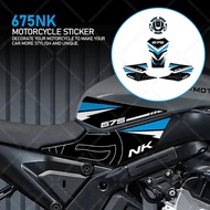 Motorcycle Tank pad Stickers Protection kit Waterproof Sticker For 675NK 675nk 3D Epoxy Resin Protec