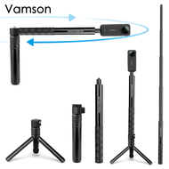 Vamson For Insta360 X3 Accessories Rotating Bullet Time Invisible Selfie Stick Tripod Monopod Mount 