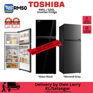 Toshiba Fridge 2 Door Inverter 490L 530L Peti Sejuk Inverter
