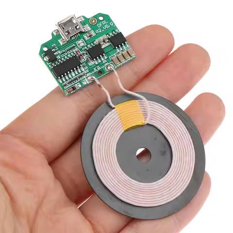 1PC 10/15W Micro USB Wireless Charger Transmitter Module Circuit Board QI Standard Fast Charging DIY