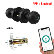 MAKITAES Digital Door lock กลอนประตูไฟฟ้า กลอนประตูดิจิตอล ลูกบิดประตู smartlock สแกนลายนิ้วมือล็อค 