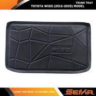 Toyota Wigo Trunk Tray 2012-2023 Toyota Car Accessories Toyota Wigo Car Accessories Interior car acc