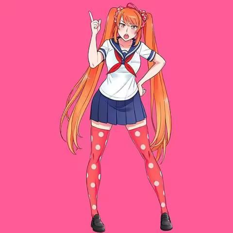Yandere Simulator Japanese Sailor Uniform JK Dress Osana Najimi Ayano Aishi Cosplay Costume Wig Hall