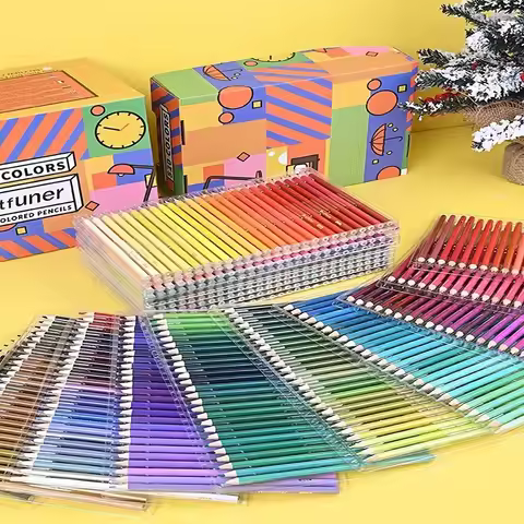 48/72/120/180/260/520 Colored Pencils Oil Pencils Soft Core Color Pencil Set Ideal for Adult Colorin