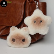 BL Capybara Plush Doll Toy Star Cartoon Keychain Bag Pendant Soft Doll Key Ring Backpack Car Bag Key