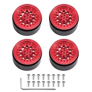 40*17mm 5mm Hex Alloy Beadlock Wheels, Metal Locking Rims for 1/12 RC Crawler MANGNIU MN82S MND90 MN