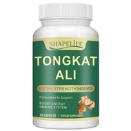 Tongkat Ali Root Extract 200:1. Equivalent To 3450mg - Support Strength, Energy and Healthy Immune - 60 Capsules - 2 Month Supply