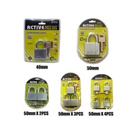 ACTIVE Anti-Cut PadLock 锁头 50mm / 40mm Key Alike Master Key Pad Lock Activ Solex Buick Yale Gere St 