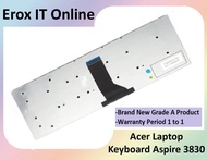 Acer Aspire E1-472 E1-472G E1-472P E1-472PG ES1-511 Series Silver Laptop Keyboard /Acer 3830 Replace