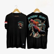 BANGKOK CHICKEN TSHIRT REAL FIGHTER PATTERN NEW/ TSHIRT, COMFORTABLE, SOFT, COOL MATERIAL
