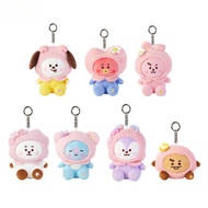 Samsung BTS BT21 Flower Season Series Plush Toy Small Koochie RJ Mini Keychain Bag Pendant IMKE