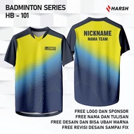 CUSTOM FULL PRINT BADMINTON SPORTS JERSEY - HB101 FREE CUSTOM DESIGN