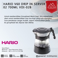 HARIO V60 Drip in Server VDI-02B Coffee Dripper