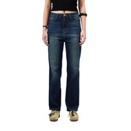 Amigos de Nimes - Basica Women Straight Stretch - Blue Denim Jeans Women Jeans