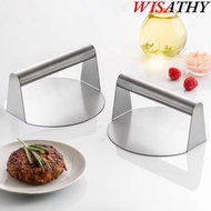 Smash Burger Press, No Rust Round Stainless Steel Grill Press, Grill Press Stainless Steel Burger Sm