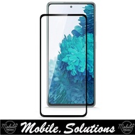 Samsung S20 FE / S21 / S21 Ultra / S21+ Plus Full Coverage Tempered Glass Screen Protector (Black)
