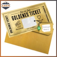 technicolorepic Ticket Card With Envelope Off Ticket Surprise Gift Reveal Wedding Card Concert Ticke