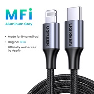 UGREEN MFi 20W PD USB C to Lightning Cable for iPhone 14 13 12 11 Pro Max Fast Charging Type C Cable