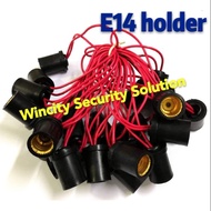 WSS (5pcs) E14 holder with Cable Light Bulb Holder Base Socket