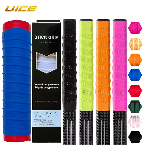 Hockey Stick Grip Ice Hockey Stick Grip Cool Shrinkable Silicone Grip For Hockey Tennis Pickleball B