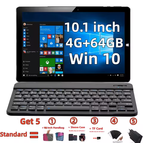 Newest 10.1 INCH 64 Bit Tablet PC with Keyboard 4GBRAM 64GB ROM oBook 20 Intel Cherry Trail X5 Z8300