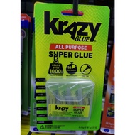 🇺🇸 Krazy Glue All Purpose Super Glue Hold Over 1000LBS - 4 PIC ( 0.05g)