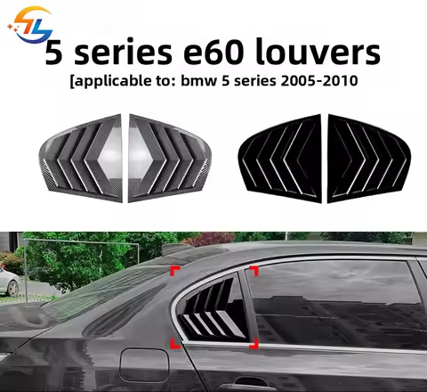 Rear BMW E60 Trim For BMW 5 Series BMW E60 2005 2006 2007 2008 2009 2010 Shutters Rear Window Trim C