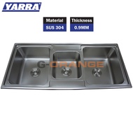 TBR11550A 2 ½ bowl Stainless Steel Kitchen Sink