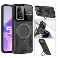 XICCI Multi-function Ring Stand Phone Case For OPPO A57 A57S A77 A77S Realme C55 C53 Narzo N55 N53 L